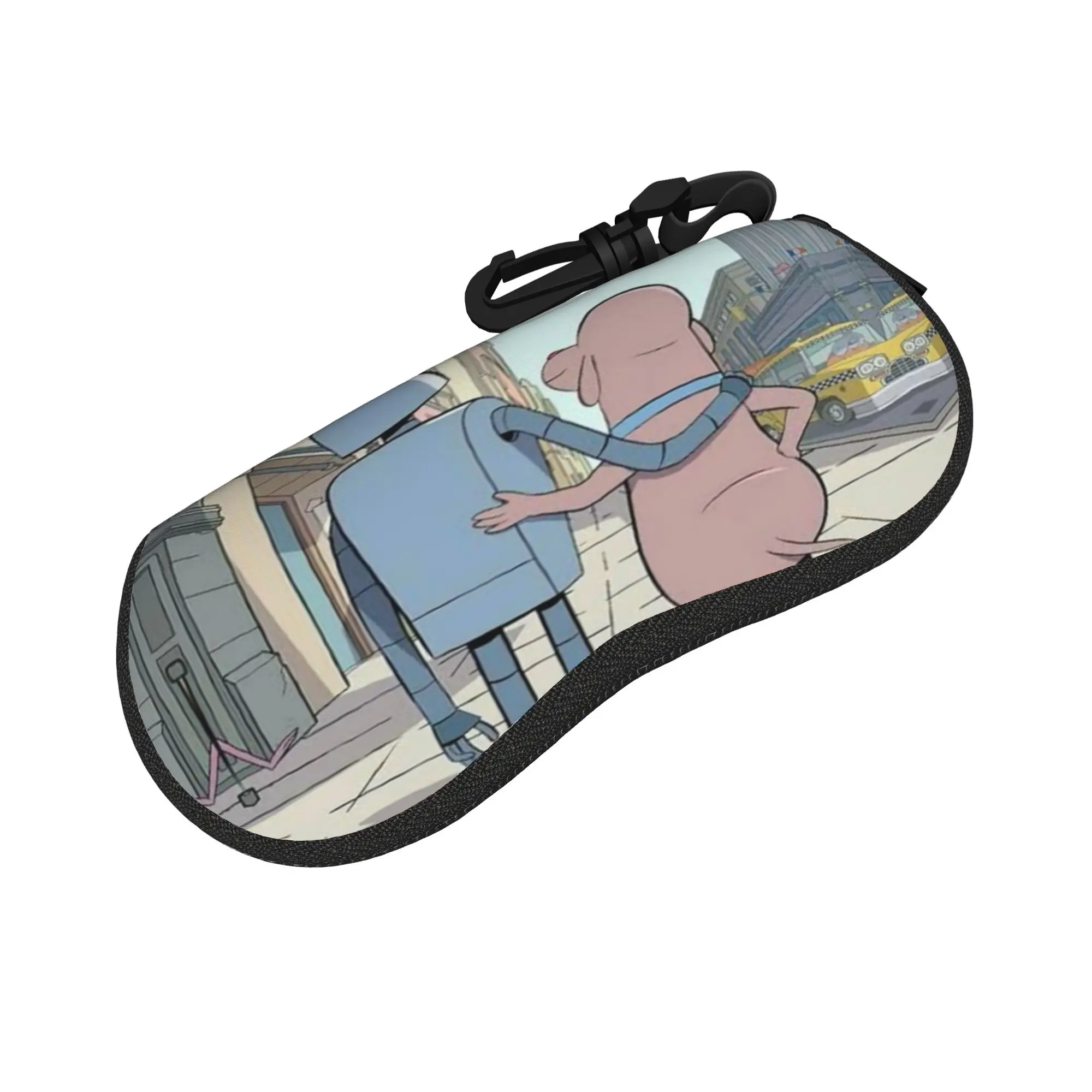 Harajuku Robot Dreams cartoon Glasses Case Printing Box  Glasses Protector Ins Style Eye Contacts Case