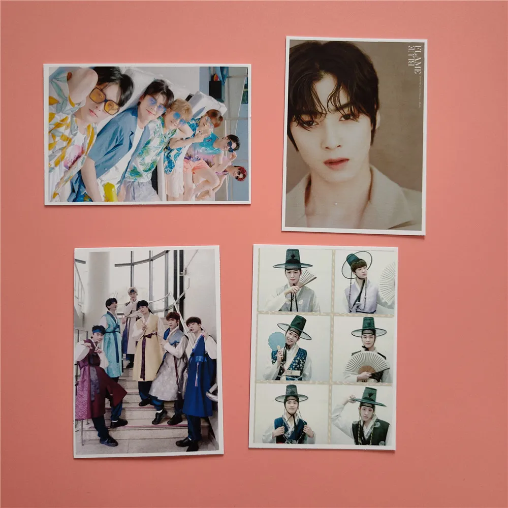 Kpop ASTRO MIni Six Albums BLUE FLAME LOMO Photo Card Rocky JIN JIN MJ Yoon SanHa Moon Bin EunWoo Postcard Fans Collection Gifts