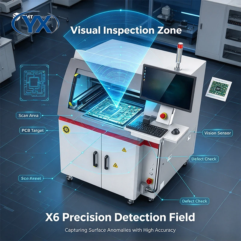 Low Cost Factory Wholesale Multi-point Array BGA Pcb Inspection X-r Machine X6 for SMT Equipment