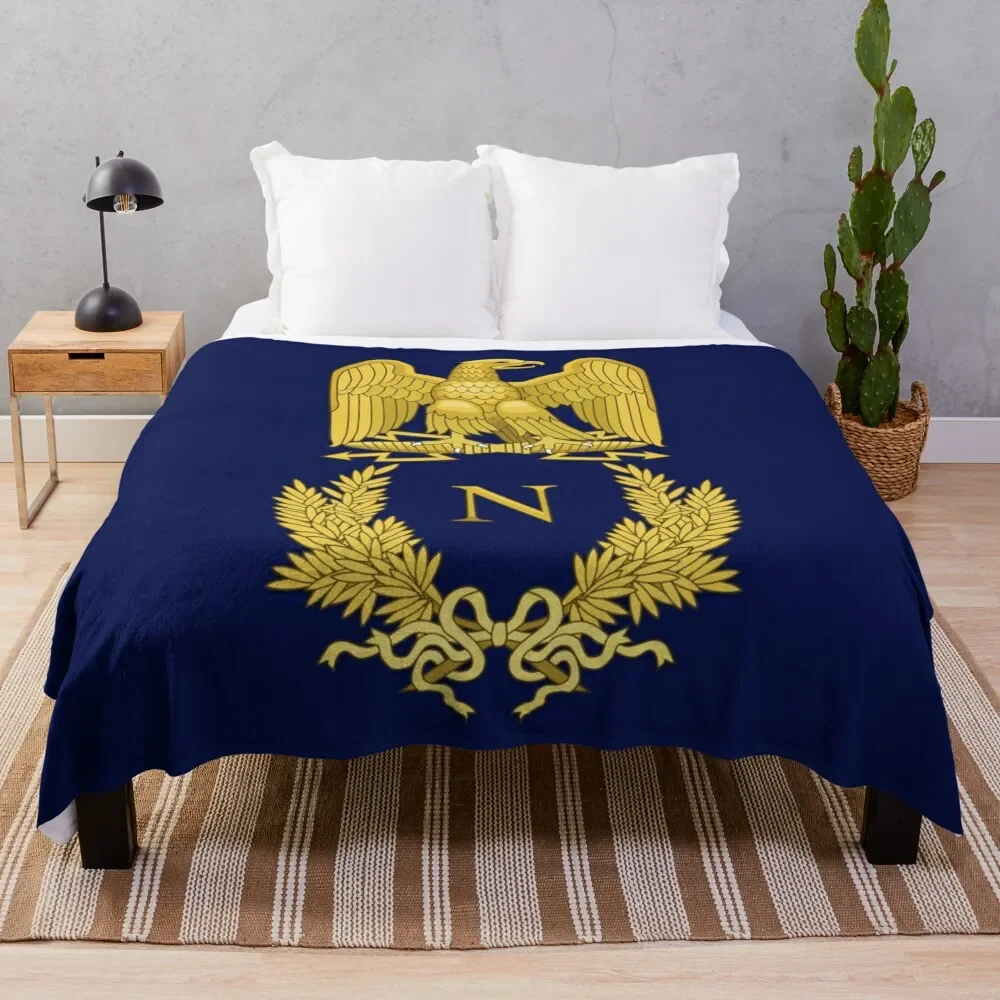 

Emblème de Napoléon Bonaparte Throw Blanket Beach Winter beds Blankets christmas gifts Thermals For Travel Giant Sofa Blankets