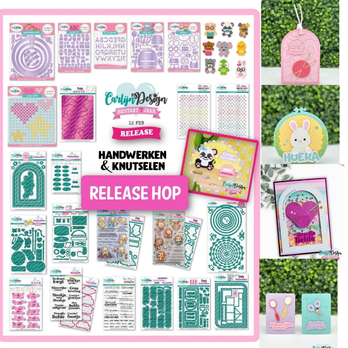 

February 2026 New Spring Hearts Easter Bunny Metal Cutting Dies Stamps Stencil for DIY Making Card Scrapbook Craft Decoration