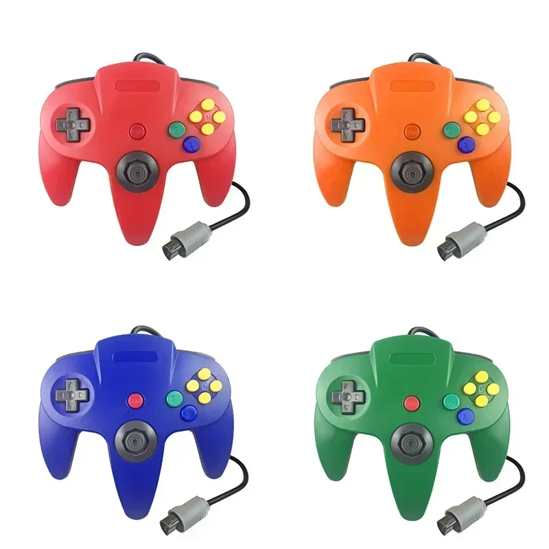 Classic Wired For Nintend N64 Gamepad Console Port For N64 Controller Joystick Joypad For N64 Console Wired Gamepad Controller