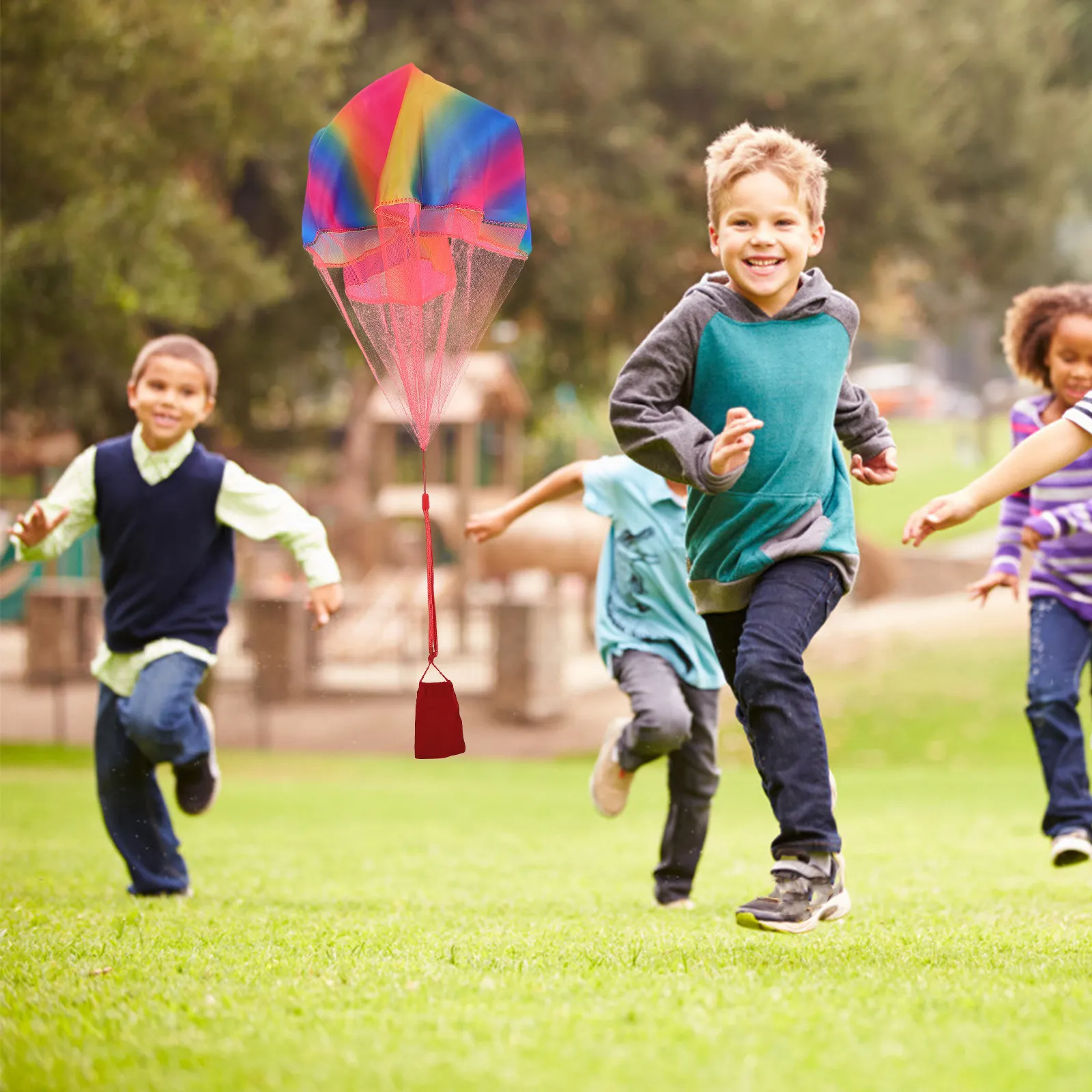 

2Pcs Hand Throw Parachute Outdoor Flying Playthings Kids Creative Educational Playthings Perfect for Family Outdoor Activities