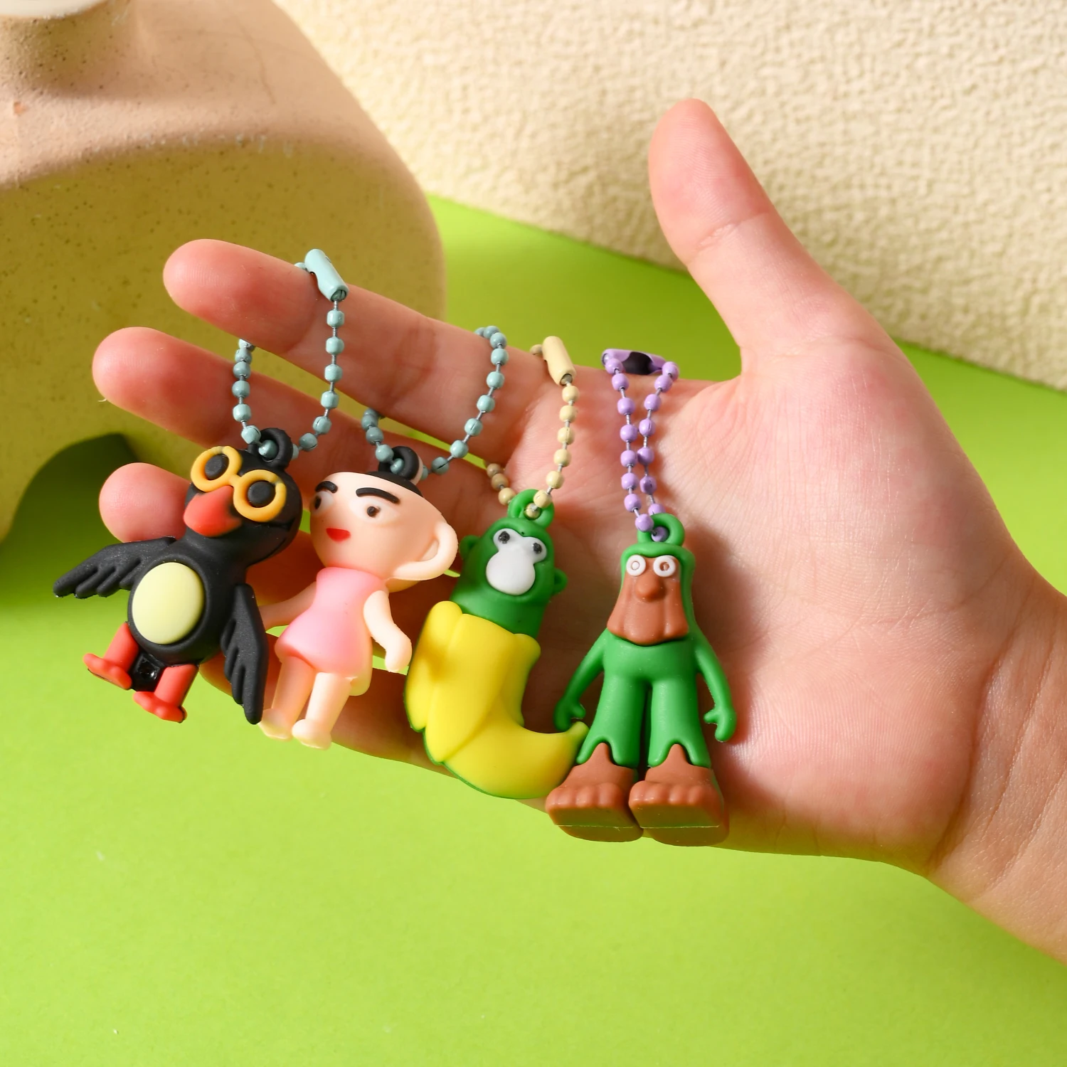 Italiaanse 24PCS Brainrot Blind Box Speelgoed Tungtung Sahur Tralarero Tralala Bombardinocrocodilo Figuren Sleutelhanger Verjaardagscadeautjes