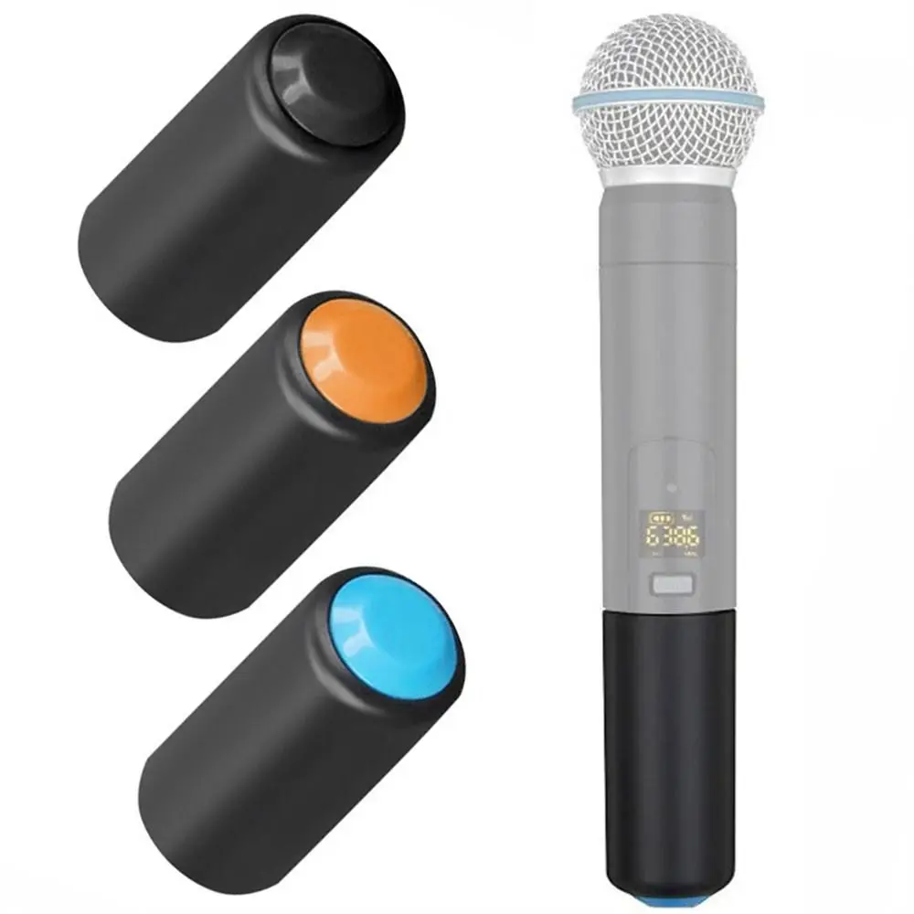 

1PC Mic Battery Screw On Cap Cup Cover For PGX2 Wireless Handheld Microphon Durable 75x35mm High Quality