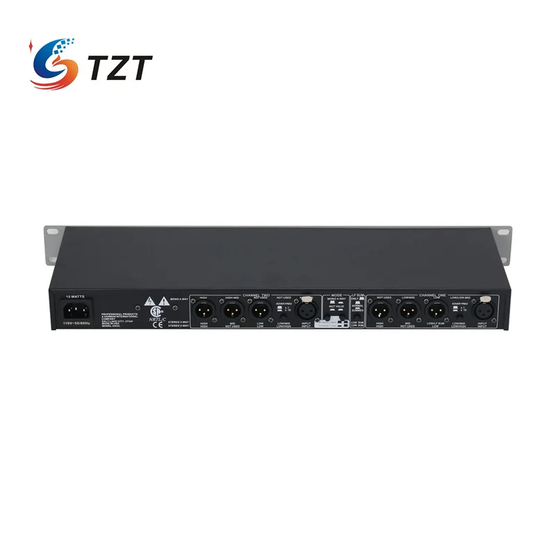 TZT 234XS Crossover Stereo 2-Way/3-Way Electronic Crossover Mono 4-Way Audio Crossover Device