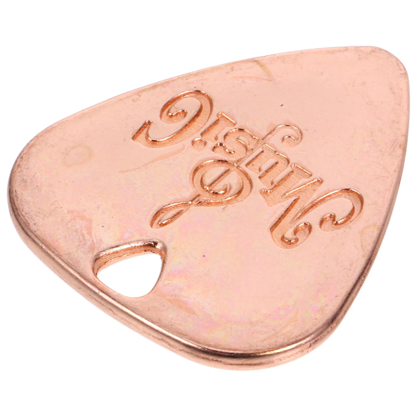 

Guitar Pick Pendant Rose Gold Zinc Alloy Personalized Lightweight Durable Music Gift for Guitar Players Birthday Christmas
