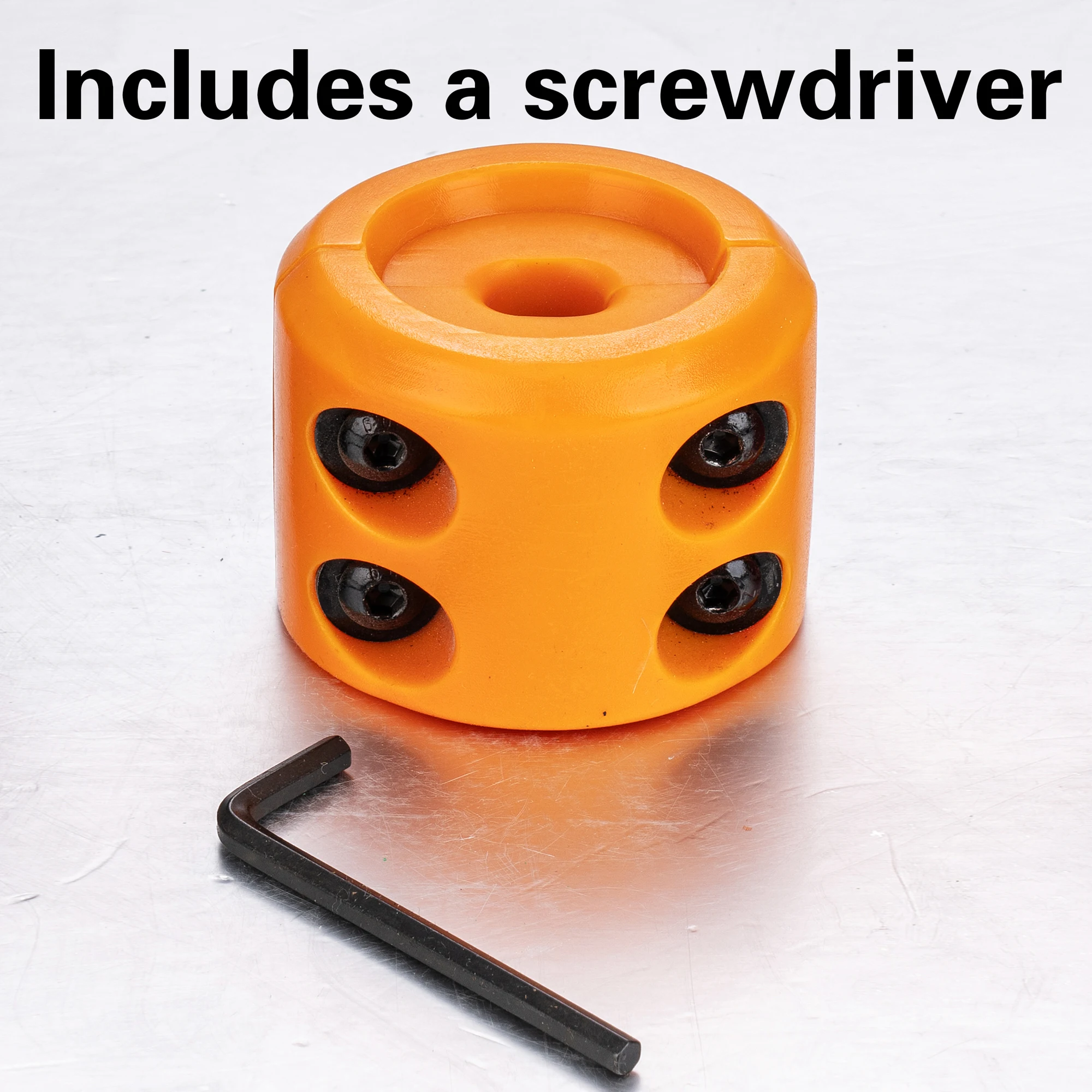 GUIDEAMPS Rubber Winch Rope Stopper for Cable Hook - for ATV/UTV/Jeep with Allen Key, Fits Synthetic & Steel Cables