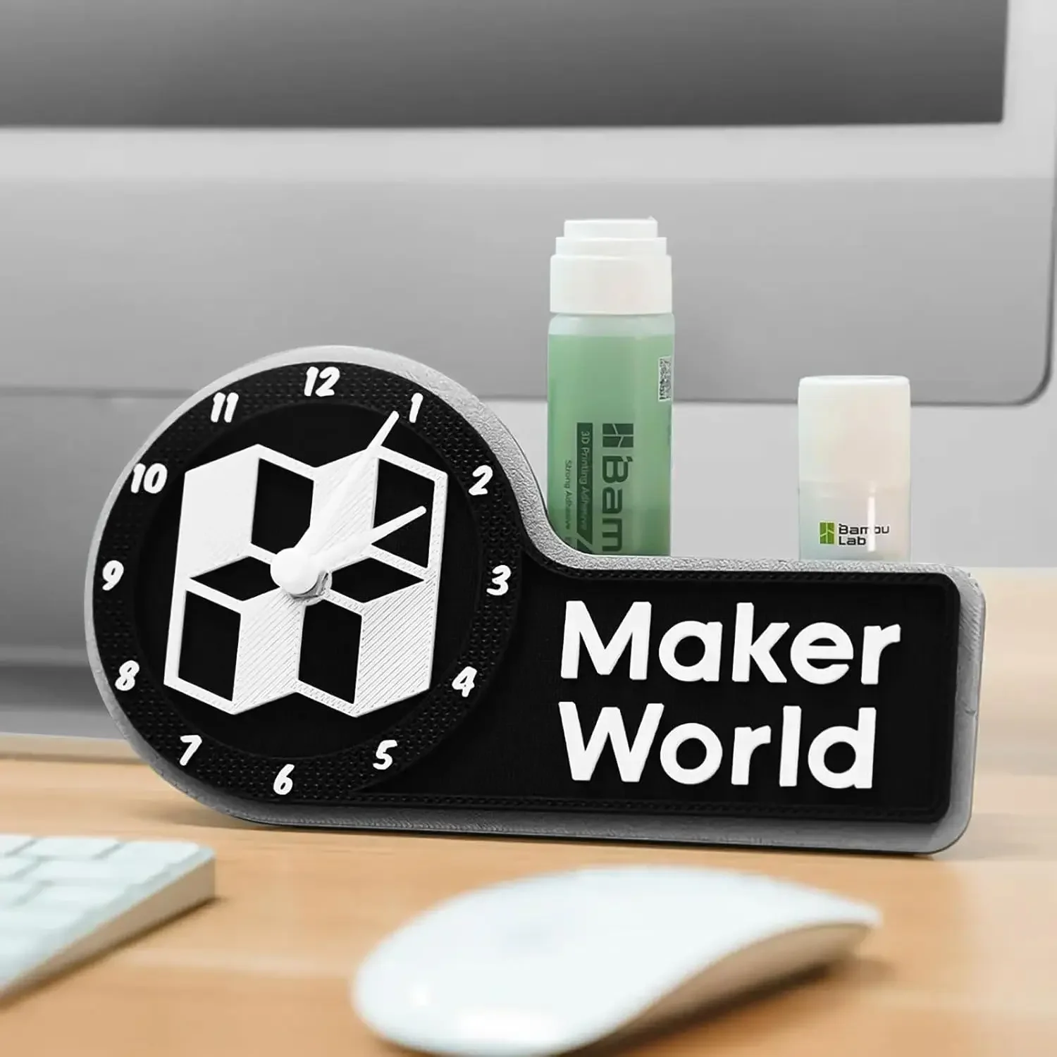 For Bambu Lab Clock Components Kit 011 functional Maker World Clock 3D Printable Clock Hardware Kit Creator Program Makerworld