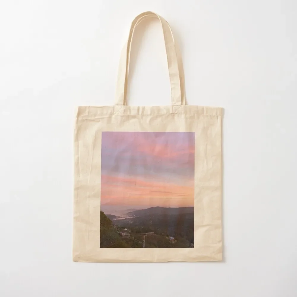 

Sunset Tote Bag canvas shopping bag sacs de shopping tote bag men's reusable grocery bags