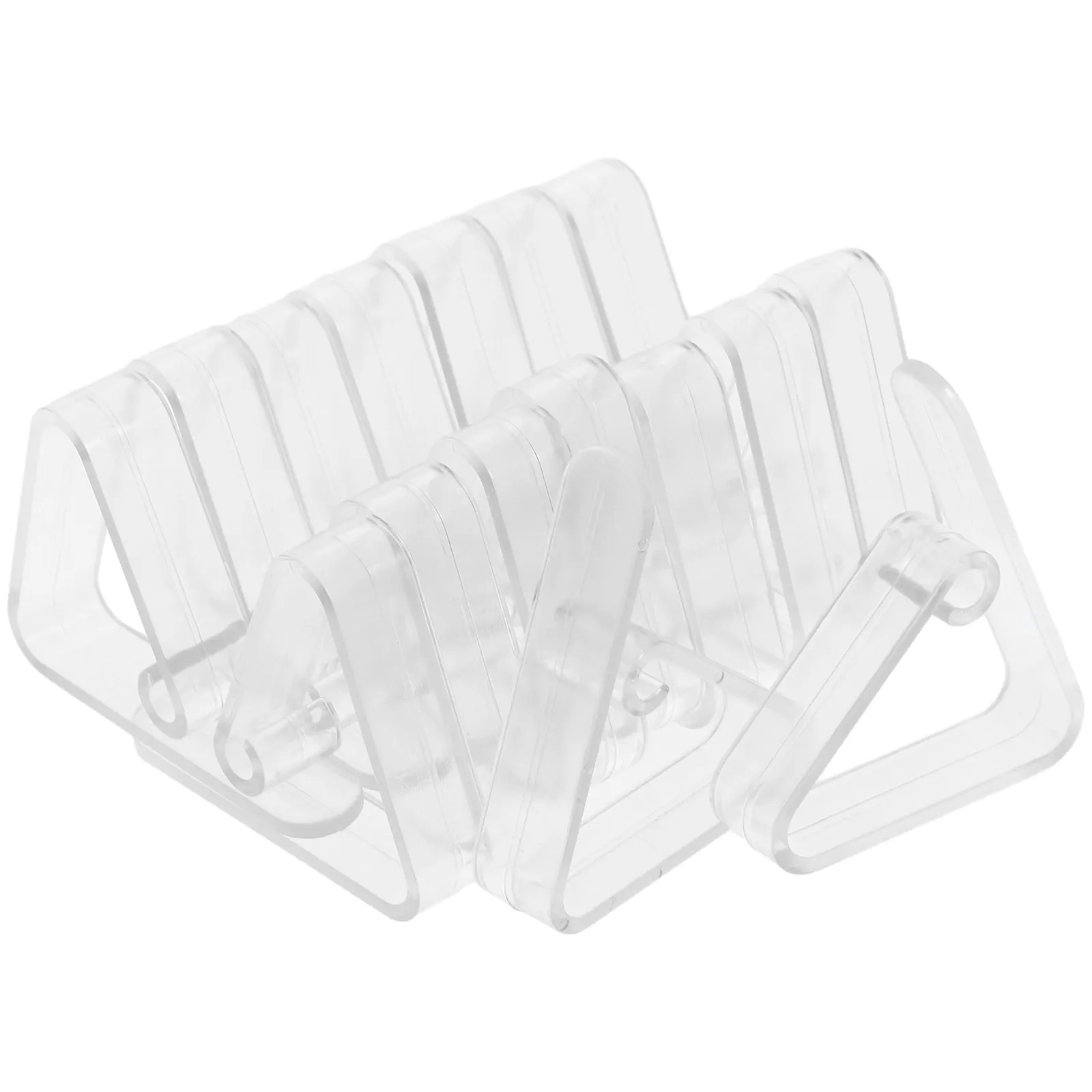 16Pcs Transparent Table Cover Clips Strong Stable Clear Windproof Tablecloth Holders for Home Picnic Outdoor Banquet