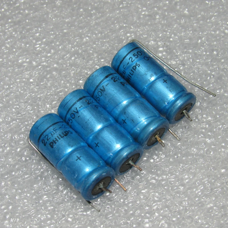 

10pcs/old Dutch 042 series 250V 22UF copper pin filter electrolytic capacitor