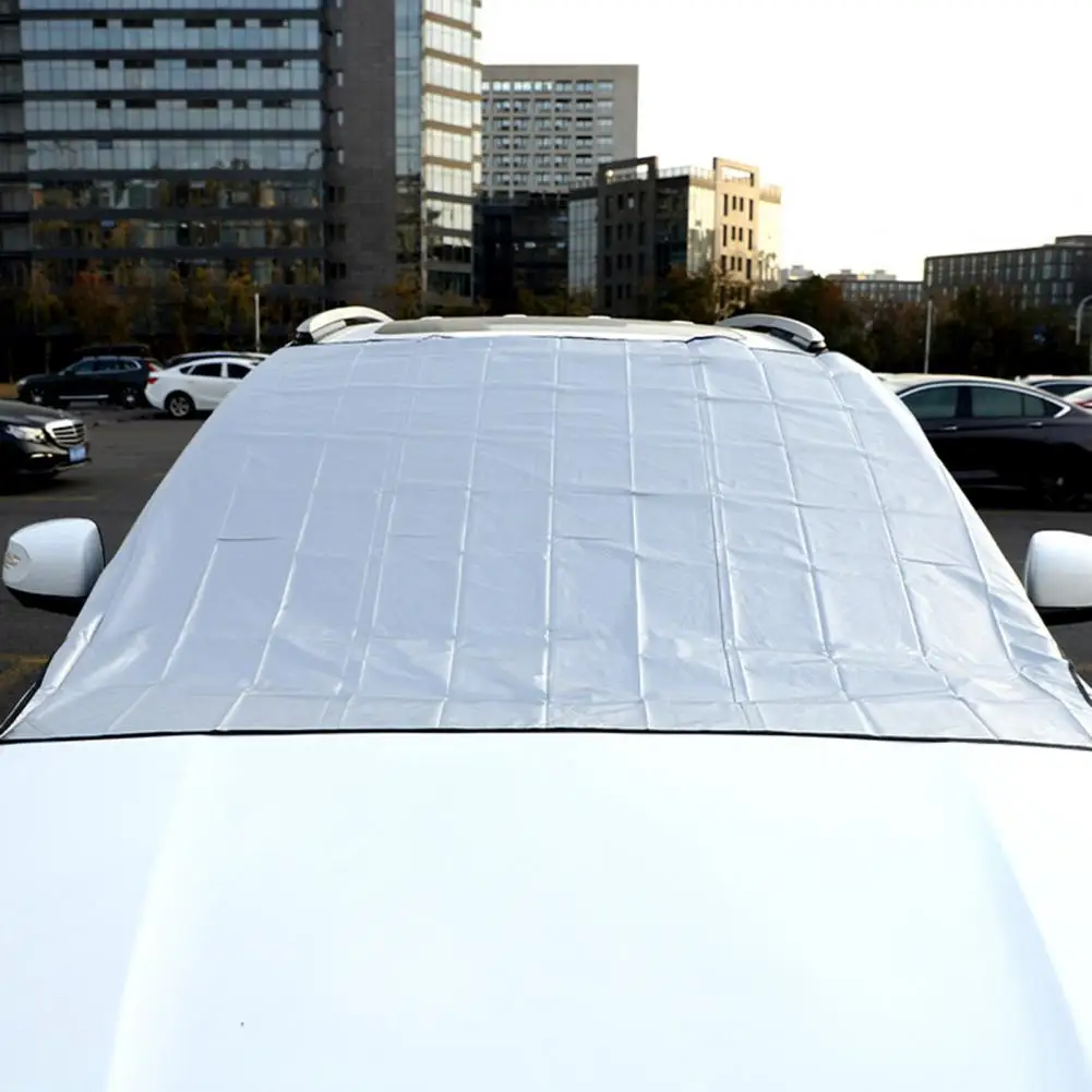 Car Windshield Cover Car Magnetic Windshield Snow Cover Uv Resistant Waterproof Anti-freeze Protector Universal Size for Cars