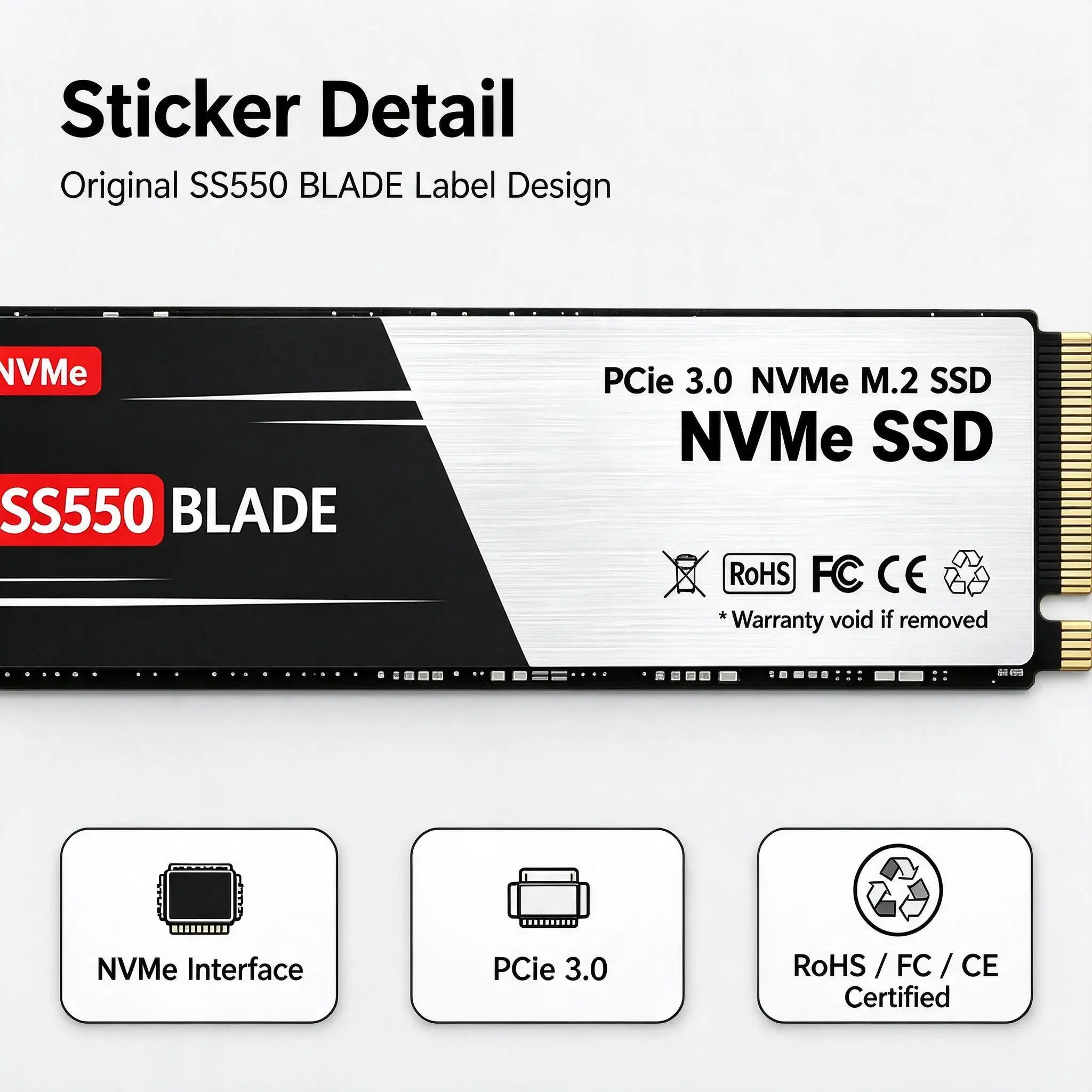 Built-in Solid State Drive M.2 NVMe SS550, 1TB/2TB/4TB/500GB, Fast Data Storage, Desktop, Laptop, Notebook, Computer. Apex Pro.