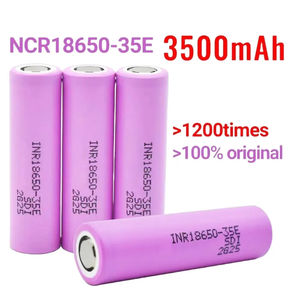 Battery 18650 INR18650-35E Medium Current 3400 MAh 3.7V for Samsung