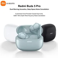 Xiaomi Redmi Buds 5 Pro Earphone Up to 52dB Active Nolse Cancellation 38 Hours Long Battery Life 480mAh Buds5 Mi Earbuds Headset