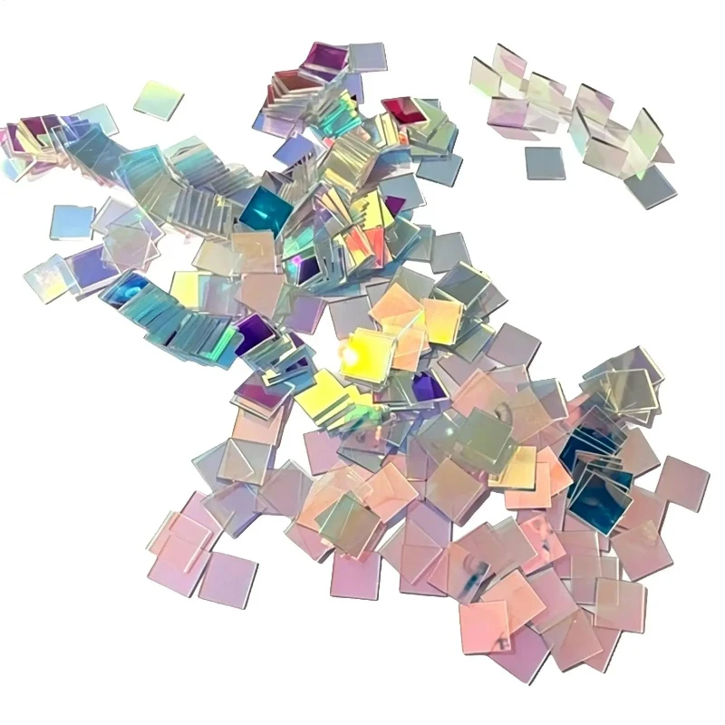 50/100Piece Double Sided Rainbow Acrylic Sheet Colored Boards for Home Crafts Display Party Wedding Classroom Office Artwork