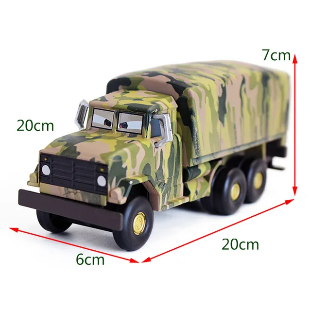 디즈니 픽사 자동차 2 3 라이트닝 맥퀸 닥터 데미지 아비 미스 프리터 메탈 모델 자동차 1:55, 다이캐스트 트럭 장난감, 소년 어린이 선물, 신제품
