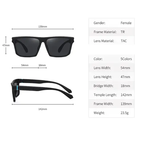 10 best sales भूरे रंग के ध्रुवीकृत धूप के चश्मे - №3