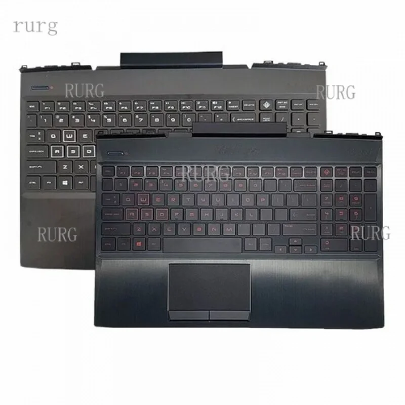 

L New for HP Omen 15-DC 15-DC0005TX TPN-Q211 Palmrest White or Red Backlit Keyboard