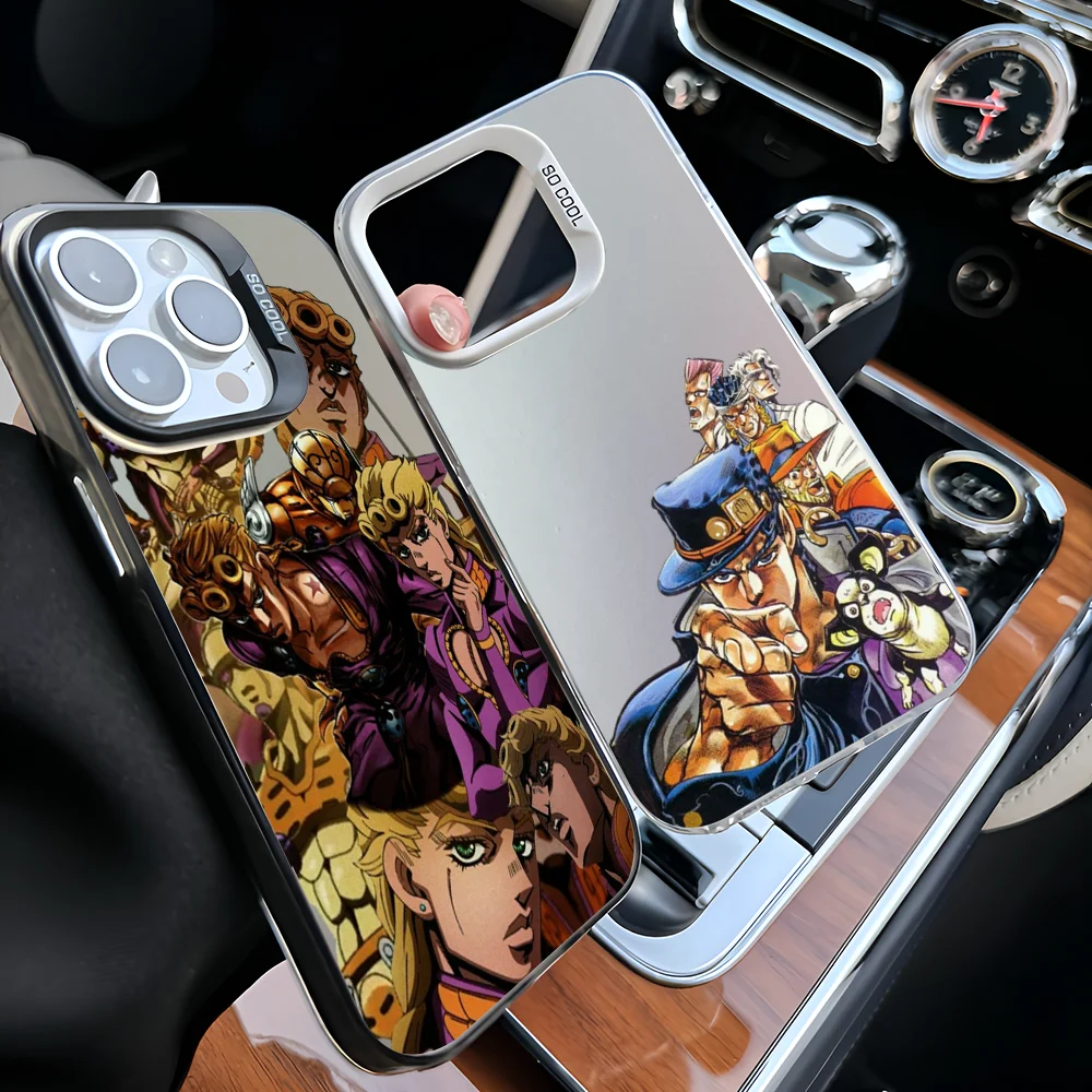 

JOJO Anime Classic Phone Case For IPhone 16 15 14 13 12 11 Pro Max X XR XSMAX 8 7 Plus Matte Shockproof Back Cover