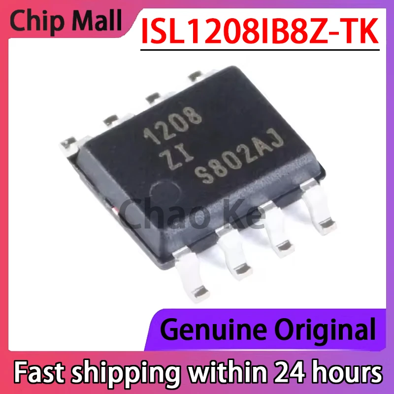 1PCS New Original ISL1208IB8Z-TK ISL1208 1208ZI Clock Chip IC Package SOP-8