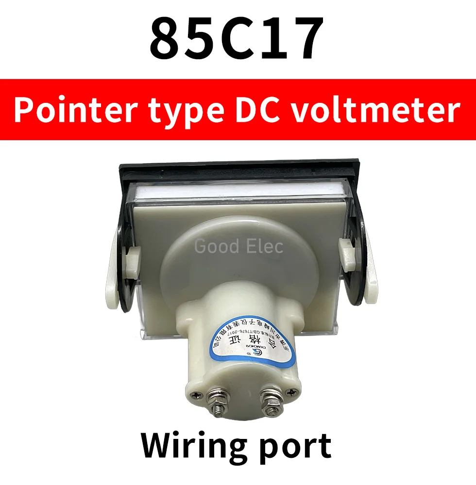 85C17 DC 1V 2V 3V 5V 10V 15V 20V 30V 50V 100V 500V Panel Meter voltmeter for voltage Testing voltage Tester Gauge