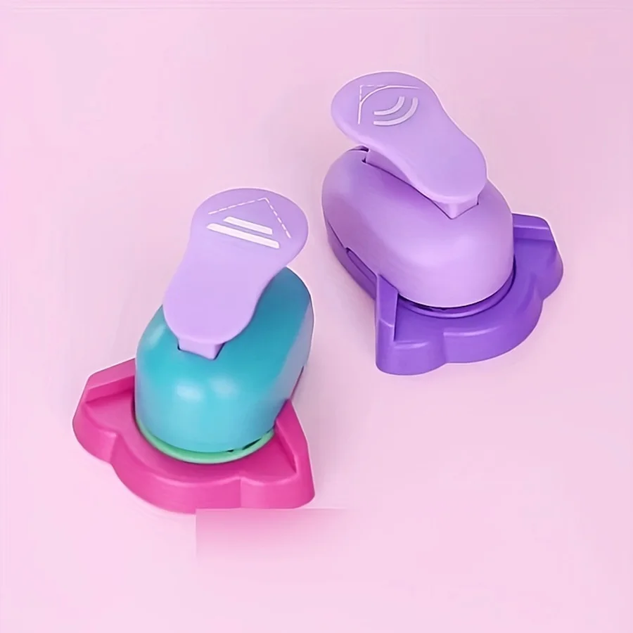 Paper corner cutting machine, creative DIY edge and corner embossing decoration, right-angle rounded corner punching machine