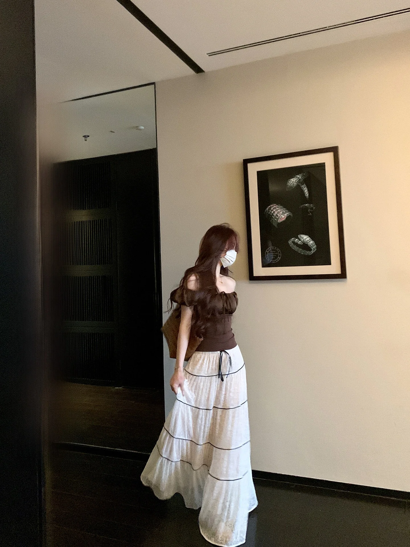 

Женская многослойная кружевная юбка-миди Xxiiuu А-силуэта, элегантный летний стиль, новинка, из полиэстера, высокоэластичная, юбка-тортик