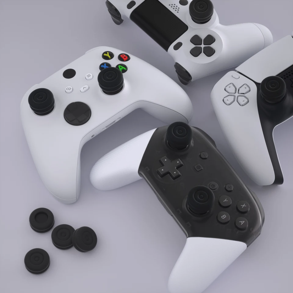 PlayVital Premium Thumbstick Cushion Caps for Controllers