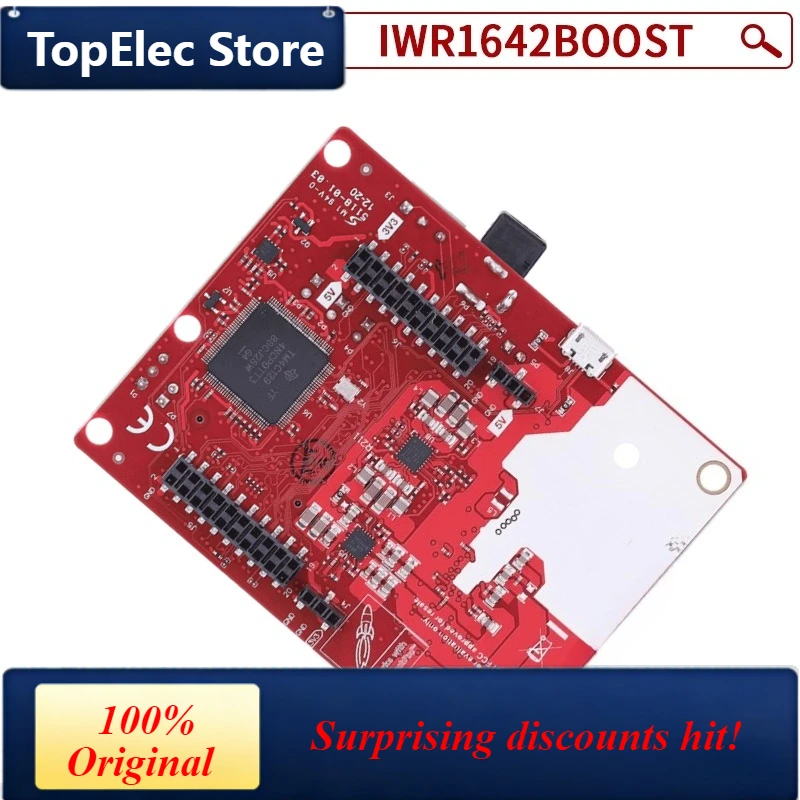 TopElec IWR1642BOOST IWR1642 76-81GHz Single-Chip Millimeter-Wave Sensor High-Precision for Vehicle ADAS Sensing