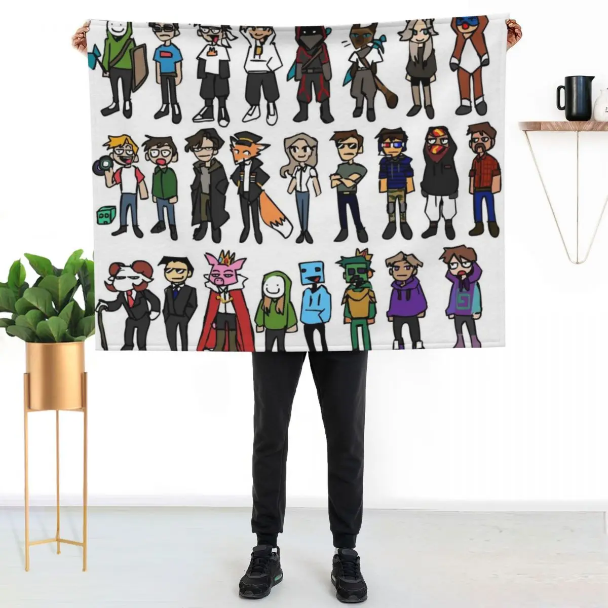 Dream Smp Throw Blanket Cozy Throw Blanket for Bed Sofa Chair