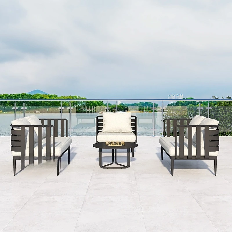 مكتب أريكة طاولة القهوة مزيج الأعمال بسيطة الترفيه منطقة الاجتماعات غرفة الاستقبال الأثاث في الهواء الطلق #4