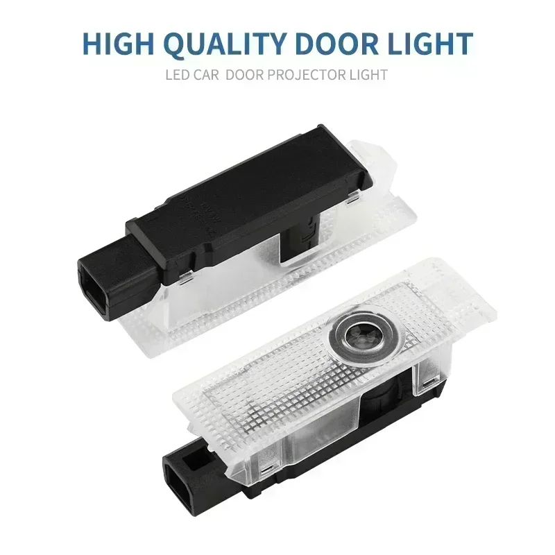 2Pcs For Alfa Romeo 159 Giulia GiuliettaSpider 3D LED Car Door Logo  Mito Stelvio Brera Lights Projector Laser Ghost Shadow Lamp