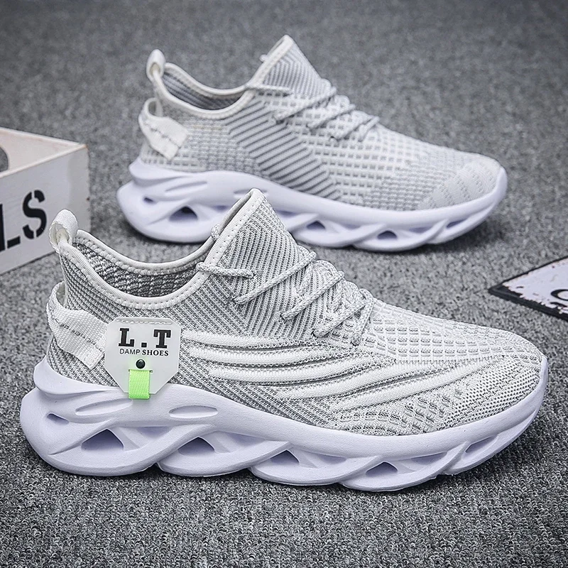 

New Men Running Shoes Walking Leisure Lace-up Jogging Casual Blade Sneakers Comfortable Loafers Brand BreathableOutdoor Fashion