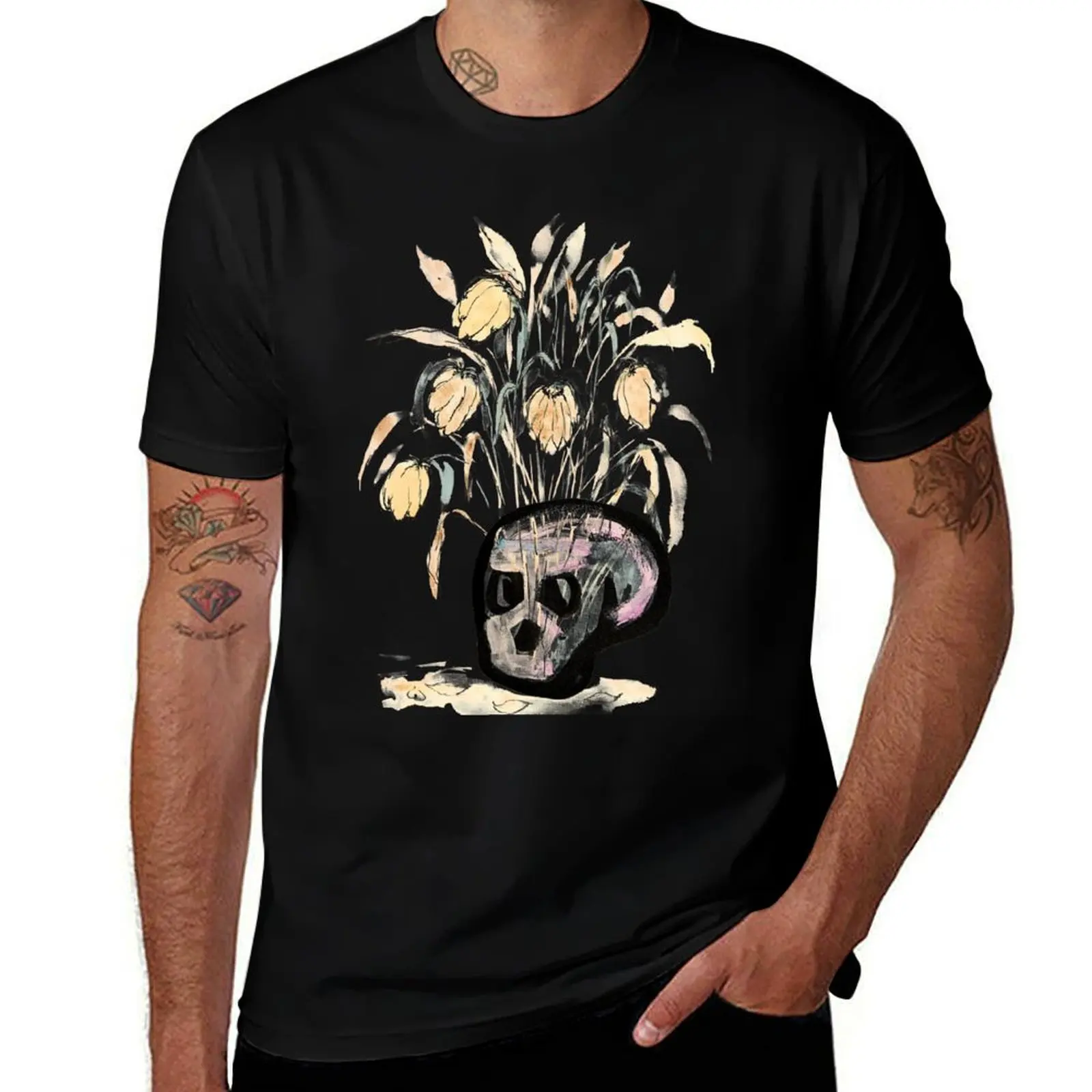 decadent skull T-Shirt Plus Size Simple Casual Top T-Shirt