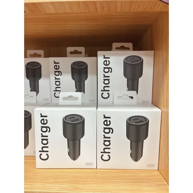 for OPPO Original SUPERVOOC 80W Super Flash Charging Car Charger Full Speed Fast Charge Adapter for Compatible Smartphones