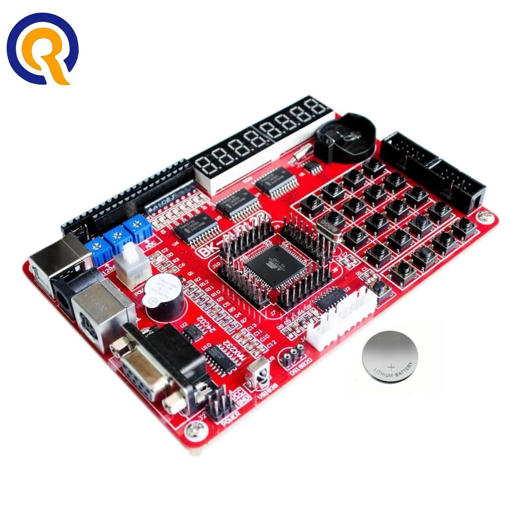 لوحة تطوير AVR الخاصة بالتاج الأحمر لوحة تجربة لوحة تعليمية ATMEGA128 فائقة فعالة من حيث التكلفة #2