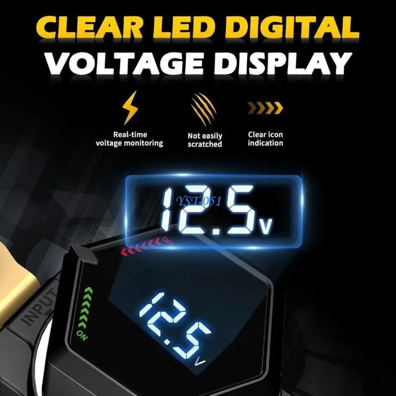E15A Waterproof Battery Cut Off Switches Real Time Readout For Marine Vehicle