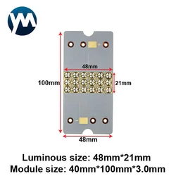 6565 UV LED Strip 180 Watts High Power Violet 365nm 370nm 380nm 385nm 395nm 400nm 405nm