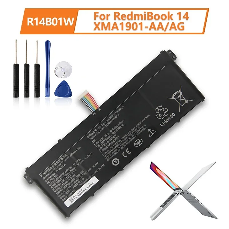 

Новая перезаряжаемая батарея R14B01W для RedmiBook 14 XMA1901-AA 3220mAh перезаряжаемая батарея