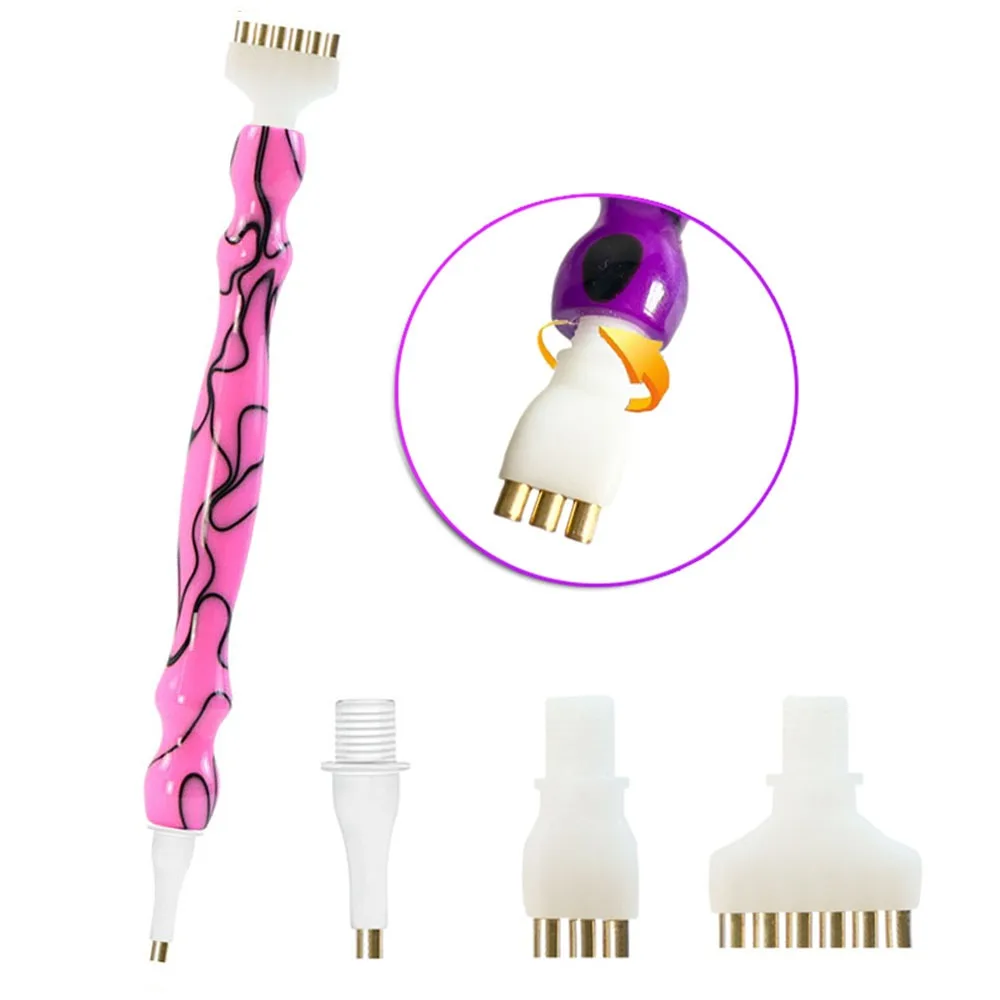 

Replacement Pen Heads 5D Diamond Painting Pen DIY Craft Embroidery Diamond Painting Tool with Multifunctional Tips Nail Art Pen