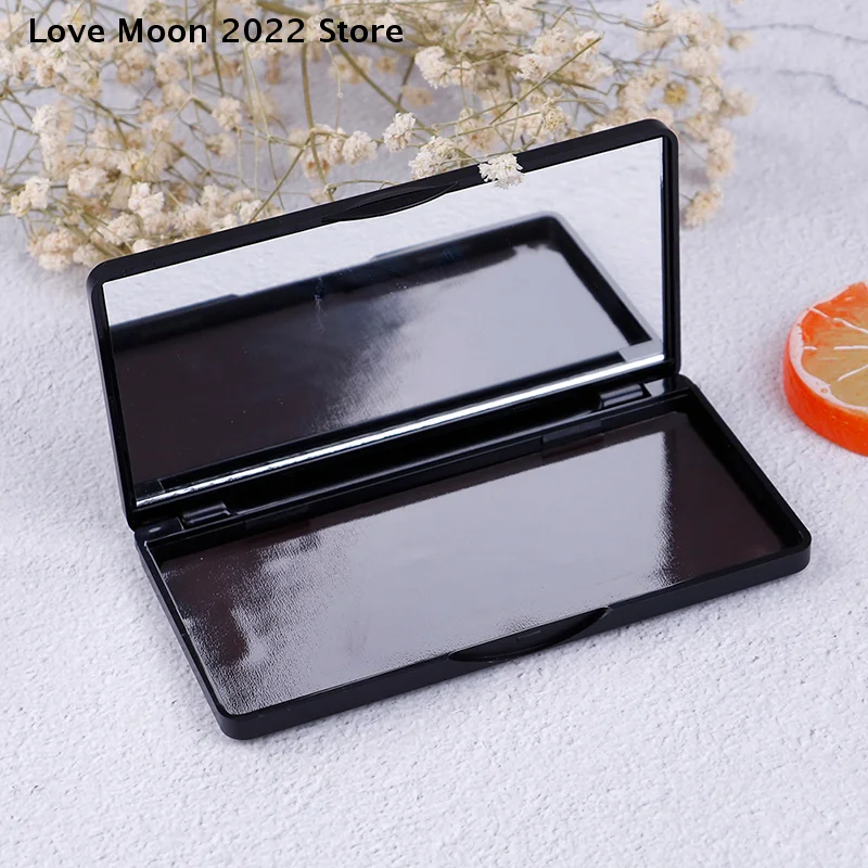 1Pc Professional Black Empty Magnetic Cosmetics Palette Eyeshadow Blusher DIY Beauty Makeup Box Glitter Makeup Dispensing Box