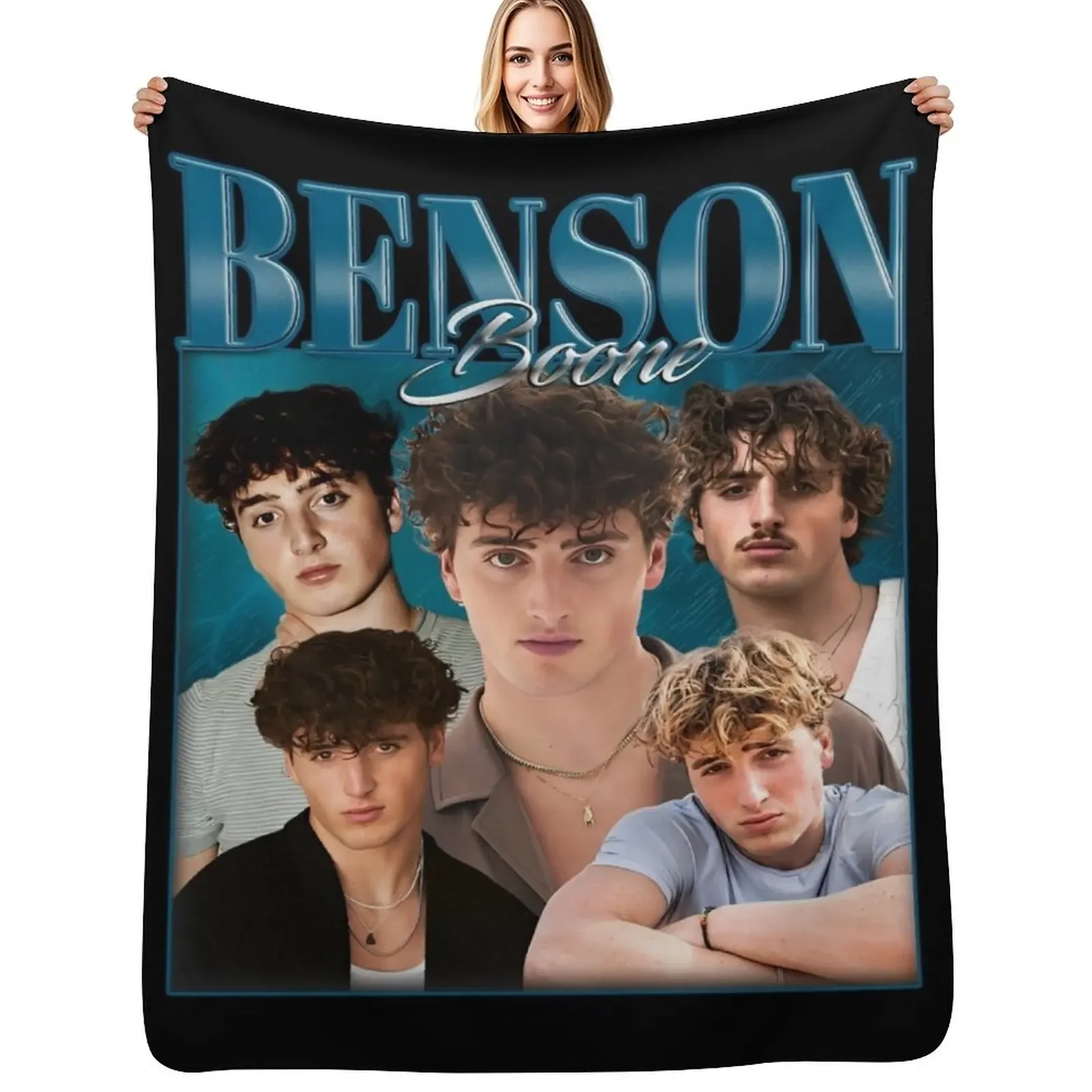 

Benson Boone Throw Blanket Warm Moving Luxury Summer Blanket