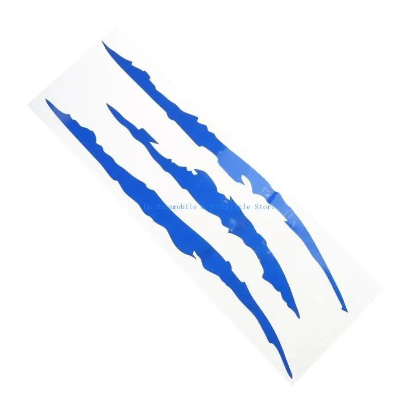 270E Motorcycle Sticker Decorative Skull Claw Scratch Stripe Marks Decal