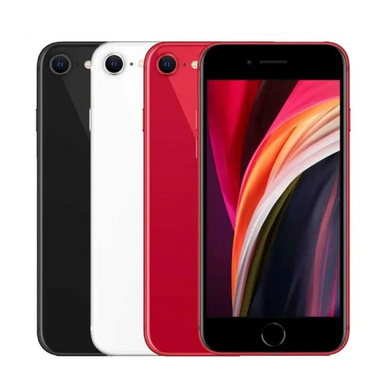هاتف Apple iPhone SE2 SE2020 الأصلي 4.7 بوصة RAM 3GB ROM 64/128/256GB IOS بصمة الإصبع 4G LTE 12MP غير مقفول SE 2020 هاتف محمول