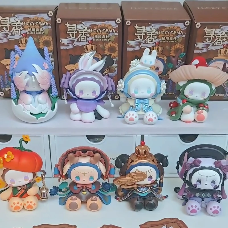 لاكي إيما العطور ديسكفري سلسلة صندوق أعمى صندوق غامض للغابات السرية مفاجأة عمل الشكل Kawaii دمية نموذج ديكور الهدايا لعبة #2
