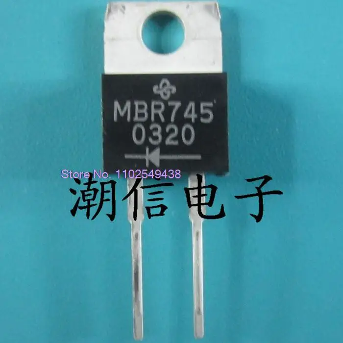 

10PCS/LOT MBR745 B745 TO220-2