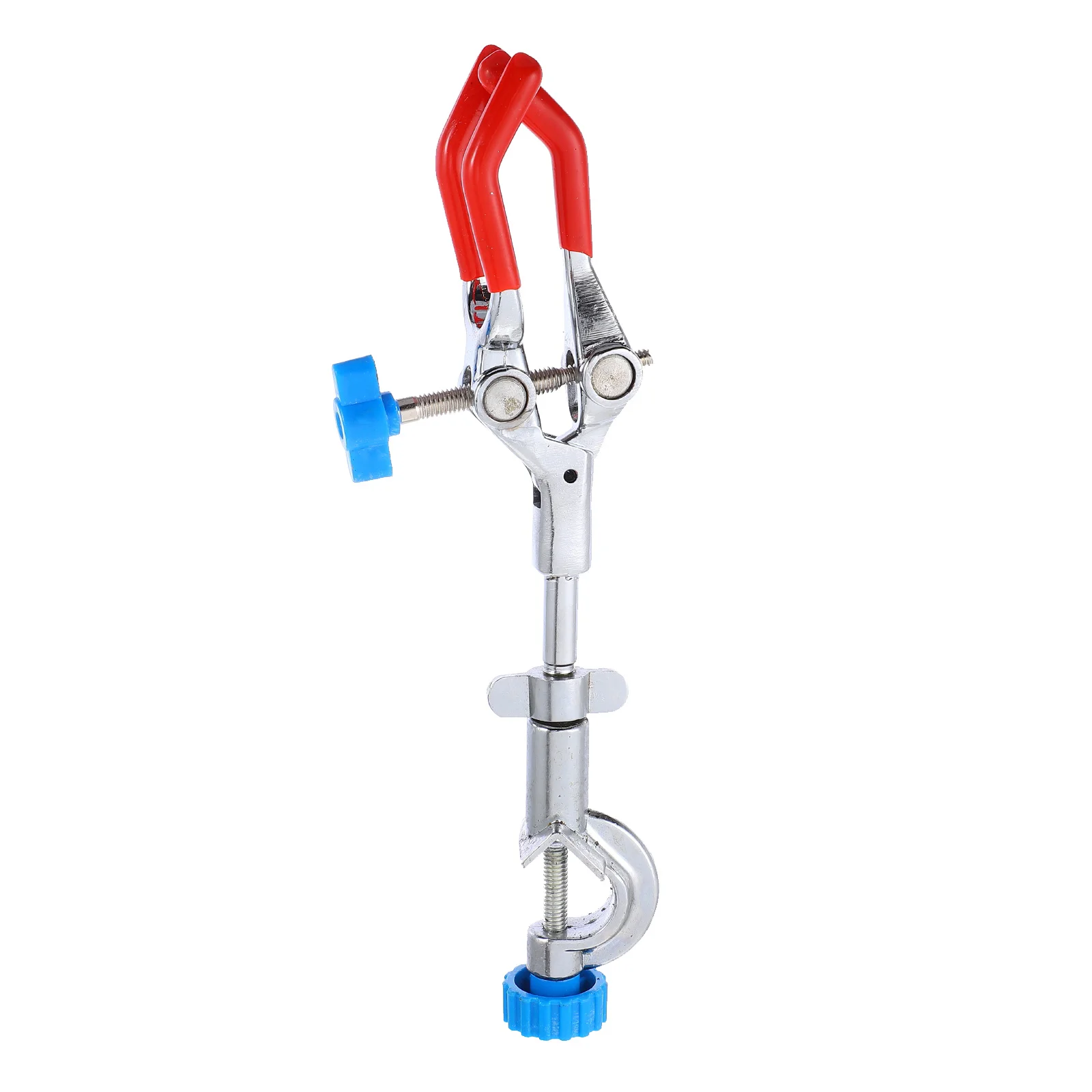 Lab Clip Laboratory Experiment Equipment Prong Clamp Test Tube Holder 3 Jaw Bracket Condenser Finger Iron Retort Stand