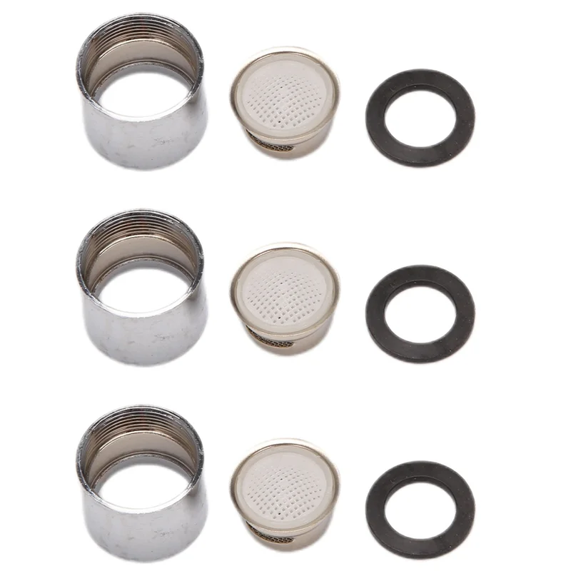 BAAG-3Pcs 20Mm 암나사 물 절약 수도꼭지 탭 스파우트 통풍기 노즐